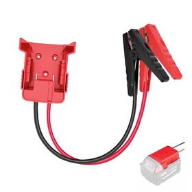 Mwq18 Grzways Jumper Cables With Alligator Clips Compatible Mil.waukee M18 18v Batteri