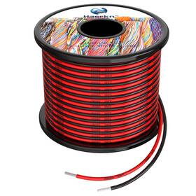 Haerkn 704755648967 20awg Silicone Electrical Wire Cable 200ft Black 100ft Red 20 Gauge S