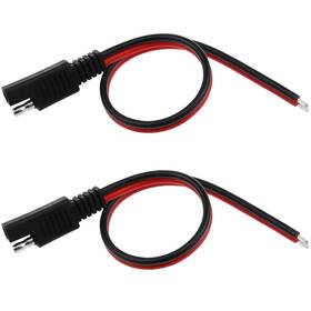Haidong 797447722014 14awg Sa Connector Cable Sae 2-pin Single Plug Auto