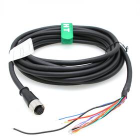 M12-12af-15m Hangton Cognex In-sight 7000 24v Power Io Cable M12 A-coded 15 M Right-angle