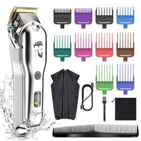 696xj Hatteker Mens Hair Clipper Beard Trimmer For Men Cordless Clippe
