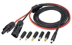 Hf-mc4d-0001 Hcfeng 16awg Mc-4 To Dc Cable Solar Panel 5.5mm X 2.1mm Male Adapter Charge