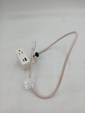 Be04125-1ac-s-91-36 Herman Miller Furniture Power Strip White Usb-a Usb-c Clamp