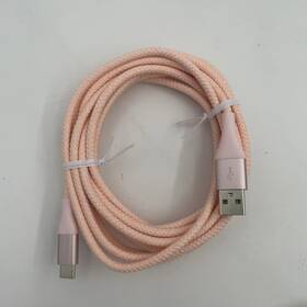 Heyday 199268322259 10ft Usb-a To Usb-c Braided Cable 2pk - Bright Lilac Cosmetic Pink