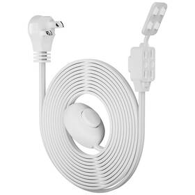 Hfpc-2p3o-of Hifind Hfpc-2p3o-of/on-25ft 2 Prong 3 Outlets Flat Plug Extension Cord 25 Ft With Foot Switch And Safety Co