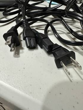 E206144 Hue Set Of 2 6ft Power Cord 7a 125v Prong Polarized Square Round By Phillips
