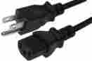 P7d14-35 Iec320 Sf Cable 35ft 14 Awg Universal Power Cord C13 To Nema 5-15p Sjt 15a 848034029709