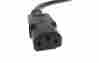 Iec320c13 24240 C2g 1ft 18 Awg Universal Power Cord Nema 5-15p To