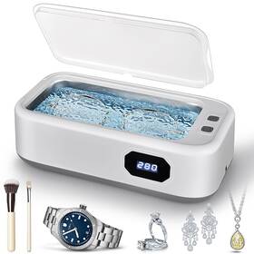 Ujc001 Ieljyeq Ultrasonic Jewelry Cleaner Digital Timer Electronic Cleane... Fast Ship