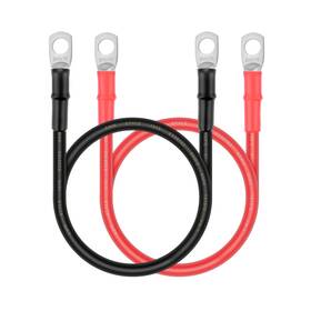 Ig-8gw-bt5 Igreely 8 Awg Tinned Copper Battery Cable 2ft For Solar Auto Rv Marine 5/16 Inch Lugs