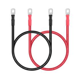 Ig-bc-6-2f Igreely Battery Cables 6 Gauge Power Inverter With Lugs For Solar Panl