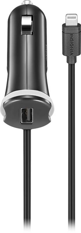 Ns-mv225aflb22 Insignia Insignia- 25w 9ft Lightning Vehicle Charger With 1 Usb Port - Black