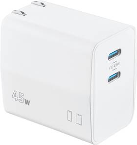 Ns-mw345c2w22 Insignia Insignia- 45w Dual Port Usb-c Compact Wall Charger For All Mobile Devices - Ns-mw345c2w22 Insignia Insignia- 45w Dual Port Usb-c Compact Wall Charger For All Mobile Devices -