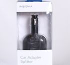Insignia Vehicle Car Power Jack Adapter Splitter Swivel Additional Dc Black 600603169359