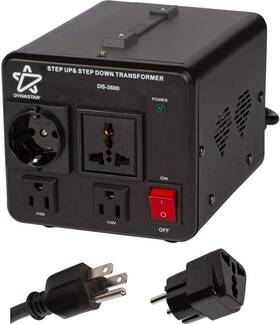 Ds-3500 International Diamond Series Dynastar Step Up And Down Voltage Converter Transformer 110-220 To 220-240