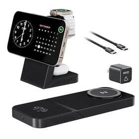 Mgf7b Invzi 3-in-1 Fast Wireless Charging Station Multiple Devices Magfree Tra... Ship Mgf7b Invzi 3-in-1 Fast Wireless Charging Station Multiple Devices Magfree Tra... Ship