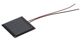 Zw-5050-3v Jameco Valuepro Glass Solar Panel 3v 120ma 50x50mm 15cm Wires