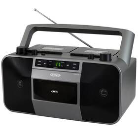 Mcr-1500 Jensen Portable Stereo Cd Player And Dual-deck Cassette Player/recor