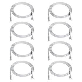 Jitisyaper 762849655628 T5 T8 Extension Cords 6ft Connectors 3-prong Linking Power Cables Female To F