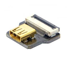 Cn-020-fe-fba Jser Cyfpv Micro Hdmi Type D Female Connector Standard Straight For Fpv Hdtv