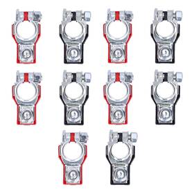 Kadimendium 156591121677 5pair Car Battery Cable Terminal Clamps Connectors - Positive Negative Batter