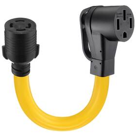 Wae-kanayu-2137 Kanayu 1.5 Ft 30amp Rv Generator Adapter Cord Compatible With Nema L14-30r To