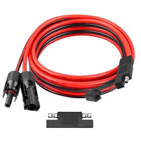 Kimbluth 706531222408 Sae Extension Cable 10ft 10awg Quick Disconnect Wire Connector Battery Ch