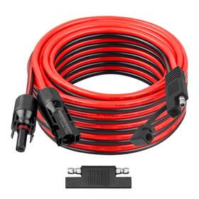 Kimbluth 706531222446 Sae Extension Cable 25ft 10awg Quick Disconnect Wire Connector Battery Ch