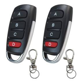 Kogfba-5457-4 Kogunxu 2pcs Universal Garage Door Remote 433mhz Support For Light Motor Con