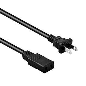 Konkin Boo 742361604804 8ft 2-prong Square Ac Power Cord Cable Lead For Vtg Tandberg Control Amplifie