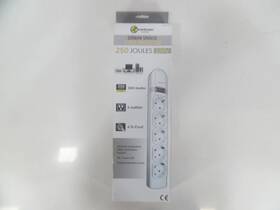 Kre5 Krieger Electric German-spanish Surge Protector 250 Joules 220v 5 Outlets