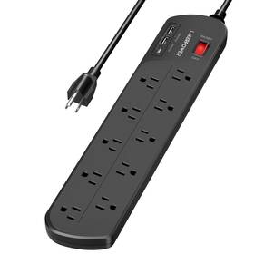 Y018 Lakerpower Usb Power Strip Extension Cord With Multiple Outlets Surge Protcetor Outlet