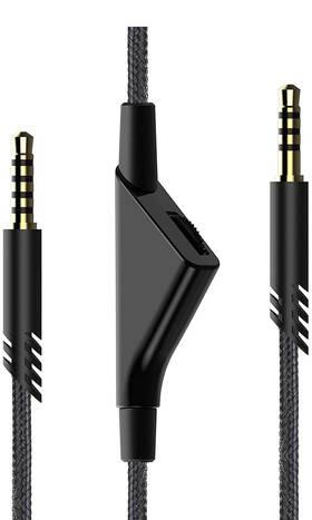 Clip0003 Leclooc Replacement For Astro A40 Cord A10 Headset Cable Braided Wire 6.5 F
