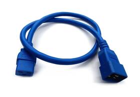 2306-1704-03 Legrand Power Cord Iec 60320 C20 To C19 - Blue 3 Feet
