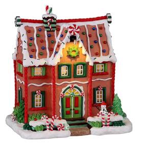 15826 Lemax Village Collection Peppermint House B/o 4.5v #15826