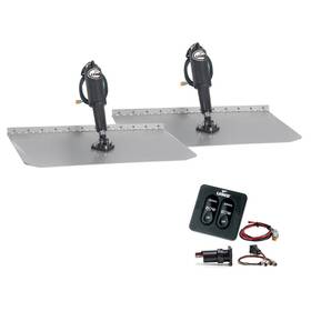 Tt12x18 Lenco Marine 12 Inch X 18 Standard Trim Tab Kit With Tactile Switch 12v