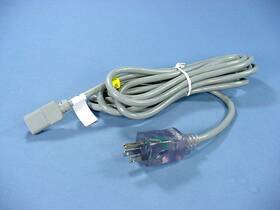 6672-015-gy Leviton 15ft Hospital Grade Computer Power Cord Nema 5-15 Plug 13a 16/3 6672-015