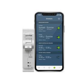 Lb115-est Leviton 2nd Gen Smart Circuit Breaker With Remote Control Gfpe 1-pole 15 Am