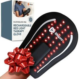 Lifepro 810090933191 Red Light Therapy For Hands Feet And Ankles Cordless Glove Foot