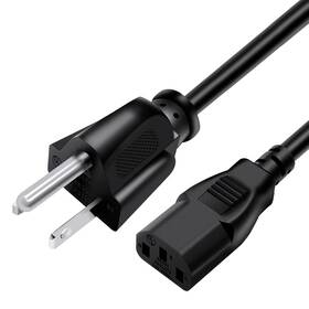 5-15p-c13-1.5m Linksq Ul Listed 5ft 1.5m 18 Gauge Awg 41 Strands Oxygen Free Copper 3 Prong Nema