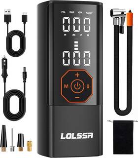Tj09  Lolssa Tire Inflator Portable Air Compressor-25000mah 180psi Pump For Car