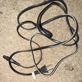 Longwell-p E2192 Longwell-p 18awg Flat Power Cable 2-prong To Iec 320 C7 Black/white