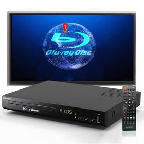 Lp-100 Lonpoo Blu Ray Dvd Player Full Hd Blu-ray Disc Cd Players With Easy Hook Up A