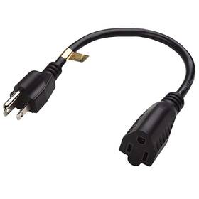 Rgt-ekow-2212 Luxury Office Short Extension Cord 1 Ft 12 Inches 16awg 3 Prong Male To Female Outlet Save