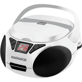 Md6924-wh-eu Magnavox Portable Top Loading Cd Boombox With Am/fm Stereo Radio In Black C