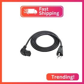 Ma-171 Maixbomr 3 Prong Ac Power Cord 5.9ft/1.8m Down Angle 10a 250v 18awg 5-15p To C13 Ca