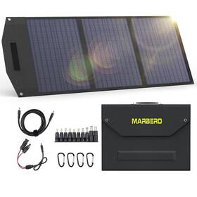 Lsfc-100 Marbero 100w Portable Solar Panel 100 Watt Monocrystalline Foldable Pan