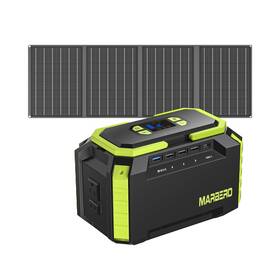 M440sl40 Marbero 200w Solar Generator 222wh Portable Power Station With Panel 40