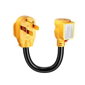 Dj2a-023 Mecmo Nema 14-50p To 6-20r For Tesla Ev Charging Adapter With Surge Prot