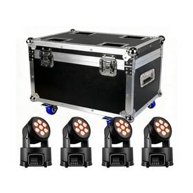 Fba-mj-os-019 Mingjie Minejie 12 Colors Moving Head Light 7 10w Professional Dj Stage Lighting Wi